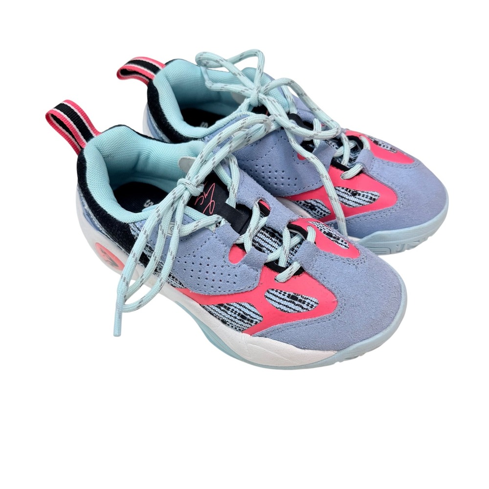 Shaq To The Raq Kids Basketball Shoes Blue Pink Black Size 13